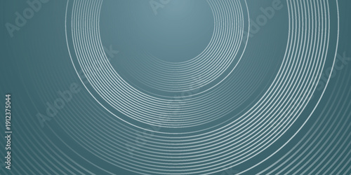 Dark blue gradient abstract background with simple and dynamic glowing circular line pattern. Modern and futuristic twisted line design. Vector EPS. 3