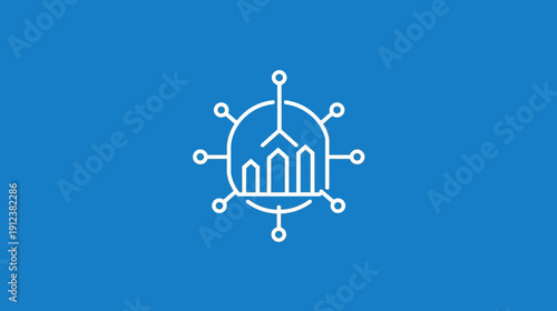 Outline Icon for Business Insights in Technology Environment