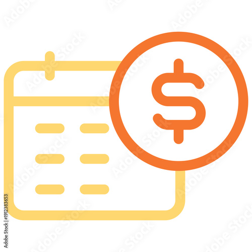 Payday Outline Color Icon