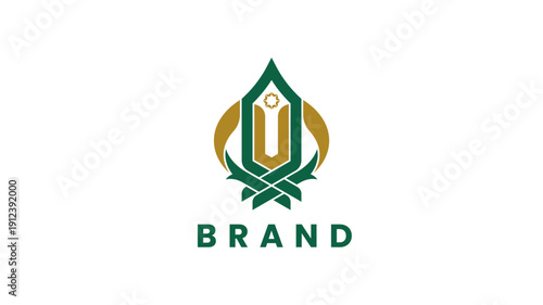 Islamic Education Foundation Logo Template, Modern Vector Emblem for School or Institution