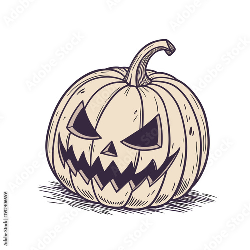 Horror Jack O’Lantern Illustration