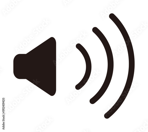 スピーカー最大音量のアイコン