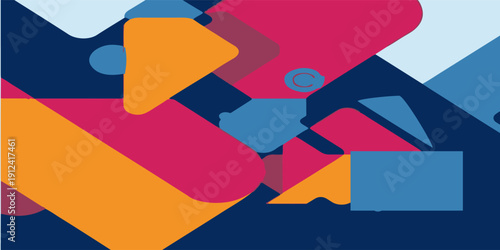 colorful abstract art for wall decoration