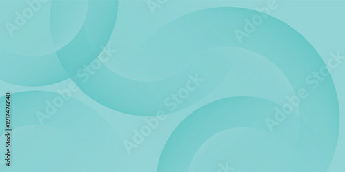 Abstract Background with 3d circle cyan papercut layer. design blue sky modern background. eps 10