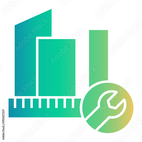 building Gradient icon