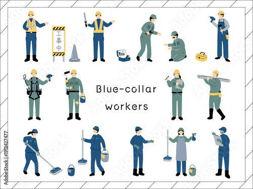 現場で働く人々