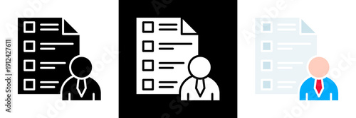 Requirement Icon Set Glyph vector Illustration 