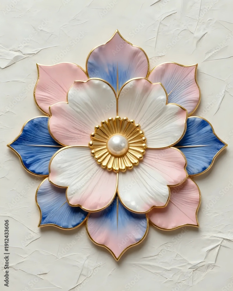 Fototapeta premium Pink flower background 