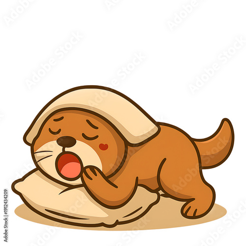 Lazy Otter Not Ready for Suhoor
