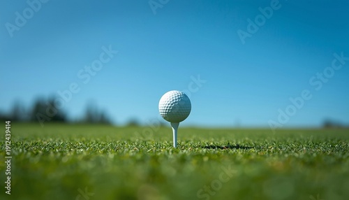golf ball on tee