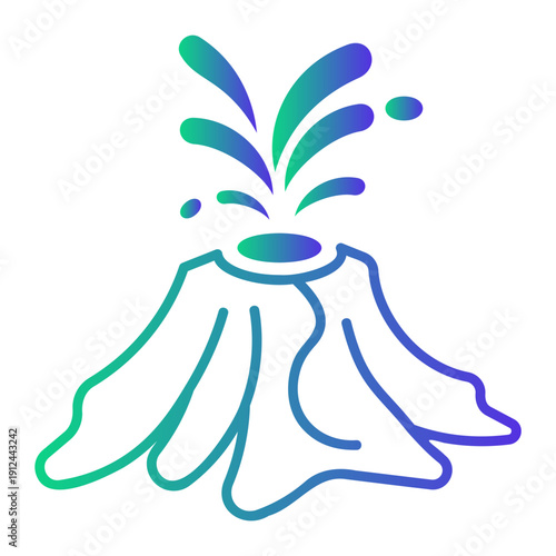 adventure Line Gradient Icon