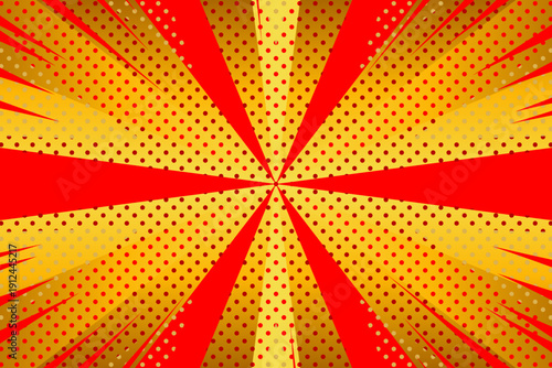 新年用アメコミ風背景(横長)