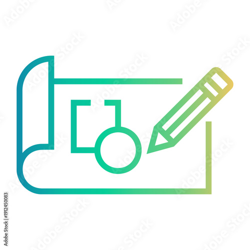 project Line Gradient Icon