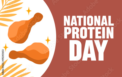 National Protein Day with delicious and nutritious protein foods