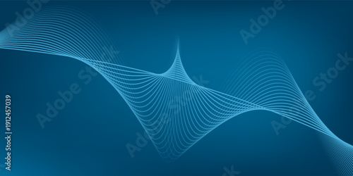 Abstract wave element for design. Stylized line art background. Digital frequency track equalizer. Abstract colorful lines vector background. Stylish color background illustration