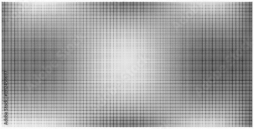 Dotted gradient halftone background. Horizontal seamless dots pattern in pop art style. Abstract modern stylish texture. Vector illustration.