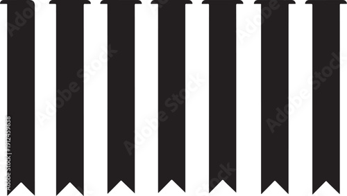 Black and White Vertical Stripes Pattern Background Design Element