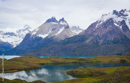 Peaks of Andes in Torres del Paine