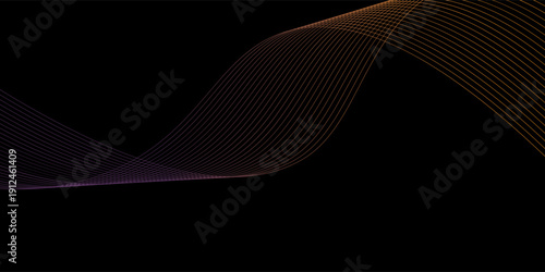 Colorful background. Background with lines and waves.