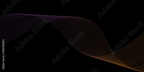 Colorful background. Background with lines and waves.