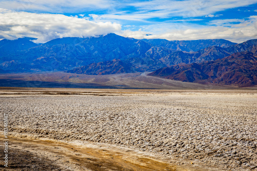 Foto Badwater Basin Salt Flats Death Valley California