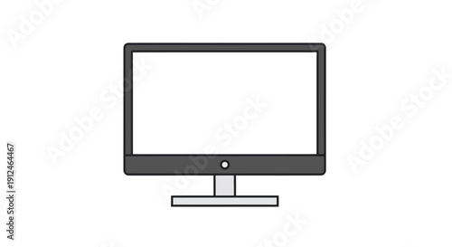 Computer Monitor with Blank Screen