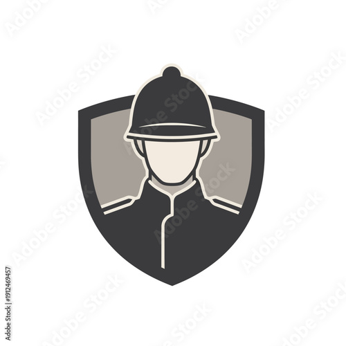 Police Officer Badge Icon, Law Enforcement Symbol, Security Emblem, Justice Emblem