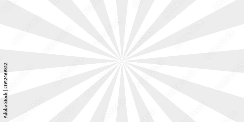 Obraz premium White Radial Gradient Light Burst Background. Minimal Abstract Design