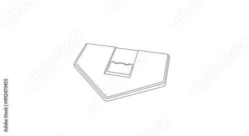 SIM card closeup view.