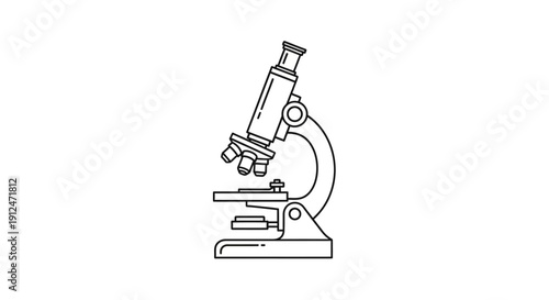 Laboratory microscope instrument for biology.