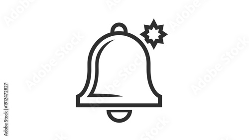 Alarm Bell Notification Icon.