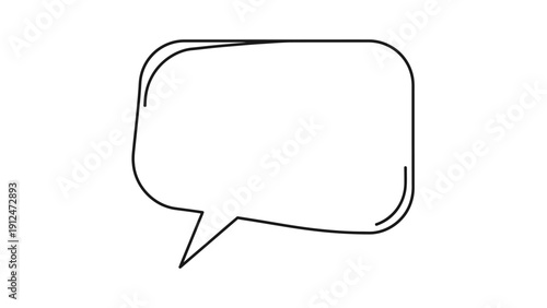 Speech Bubble Icon Graphic.
