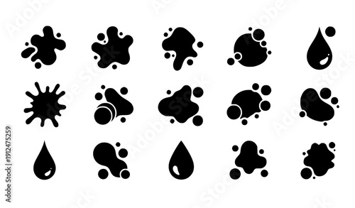 Minimal ink drop blot collection vector