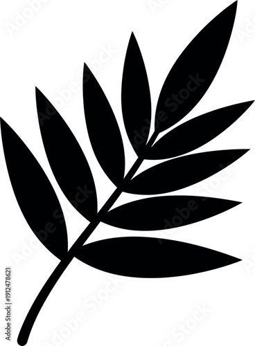 Summer leaves silhouette a symbol of warmth and growth in the sunny season