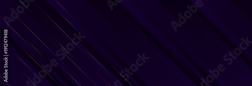 Abstract Dark Purple Background with Geometric Lines
