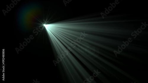 white shine optical light