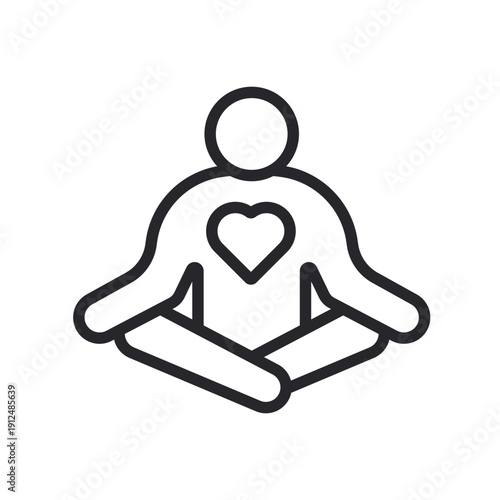 welfare icons outline and Flat Style,transparent background