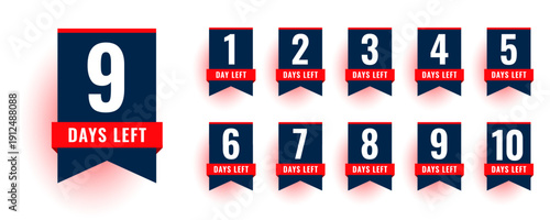 last few days left tag template for business marketing