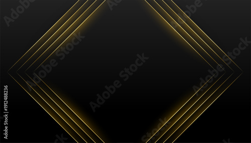 dark black wallpaper with golden geometric line