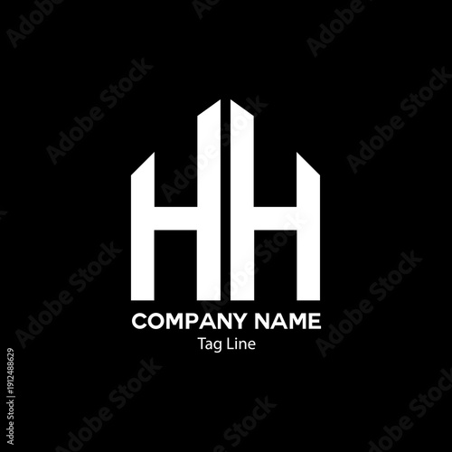 Unique HH Monogram Logos for Your Business