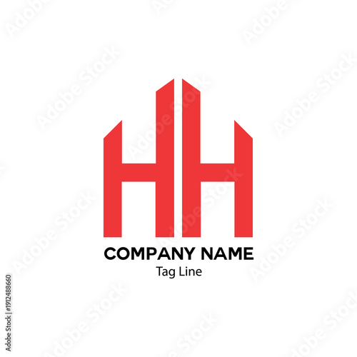 Unique HH Monogram Logos for Your Business