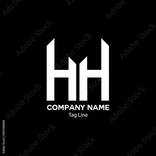 Unique HH Monogram Logos for Your Business