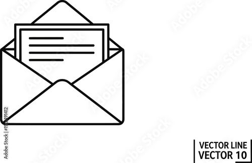 Envelope with Letter Inside.