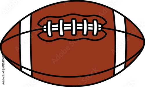 American Football Illustration.