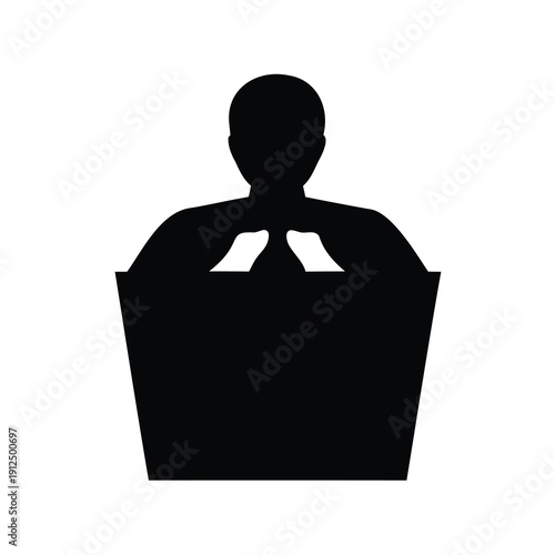 People Activity Silhouette Icon Set – Human Poses and Daily Life Vector Collection