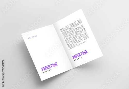 A5 Brochure Mockup