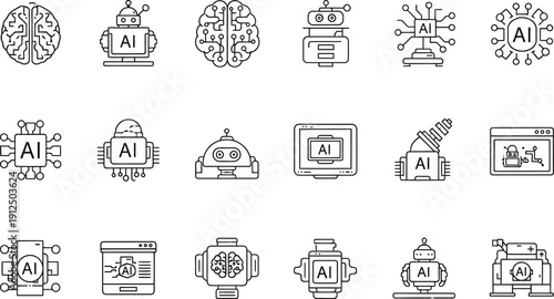 Collection of various perfume bottles and fragrance icons