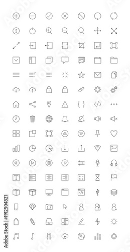 Ícone de computador e aplicativo