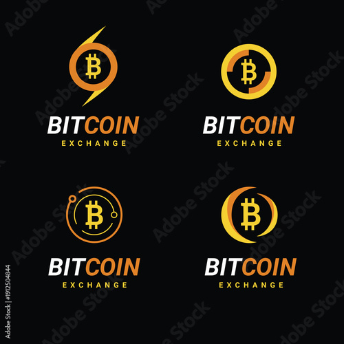 Crypto Currency Line Icons Set Blockchain Bitcoin Digital Finance Vector
