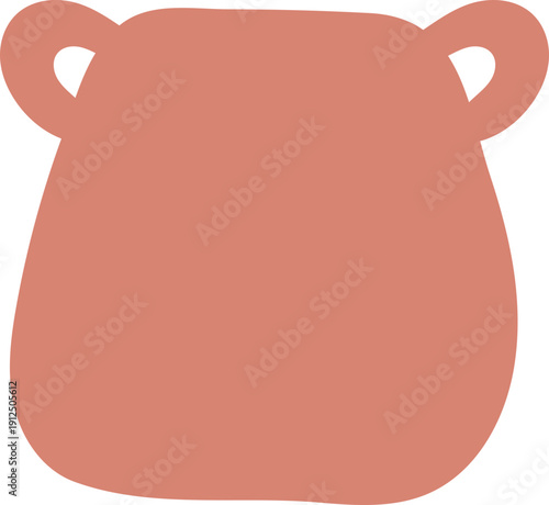 Soft-Tone Pottery Vase, Cute Creative Design